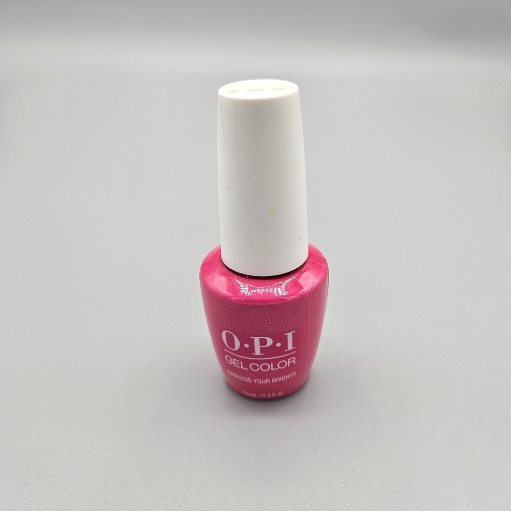OPI GelColor Soak-Off Gel Polish Exercise Your Brights Pink GCB003 0.5oz‎ 15mL